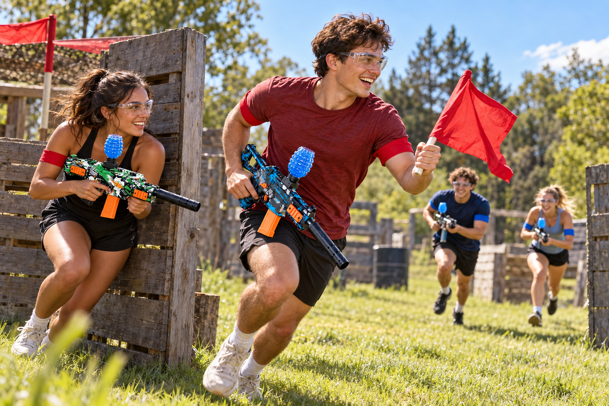 7 idées de jeu tactique pour jouer dehors - FunBlasters