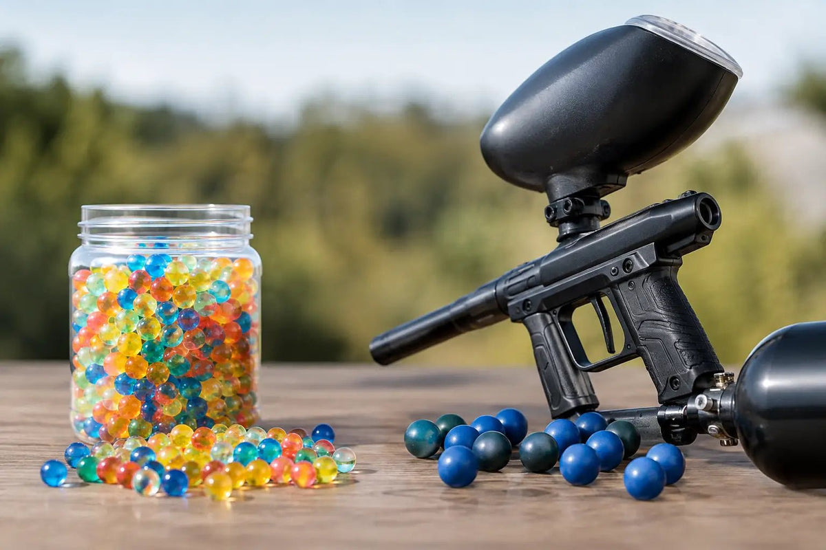 Billes gel contre paintball traditionnel, que choisir ? - FunBlasters