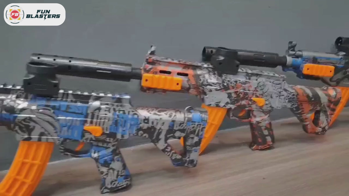 Gel Blaster Gun AK47 – Inclus 20000 Orbeez Balls, Chargeur et Lunettes de protection